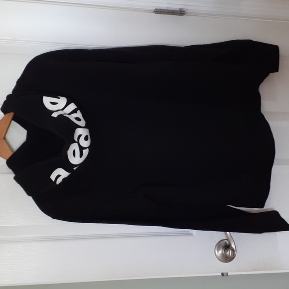 American Eagle black pullover graphic hoodie size medium unisex - Picture 3 of 10